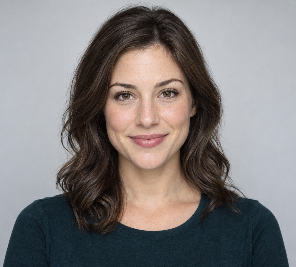 Sample portrait with a clear, well-lit face